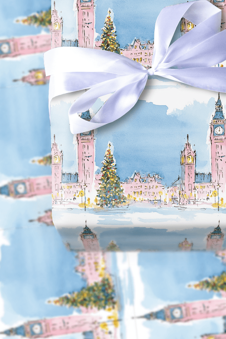 Big Ben Bells - Wrapping Paper - Aspen & Arlo