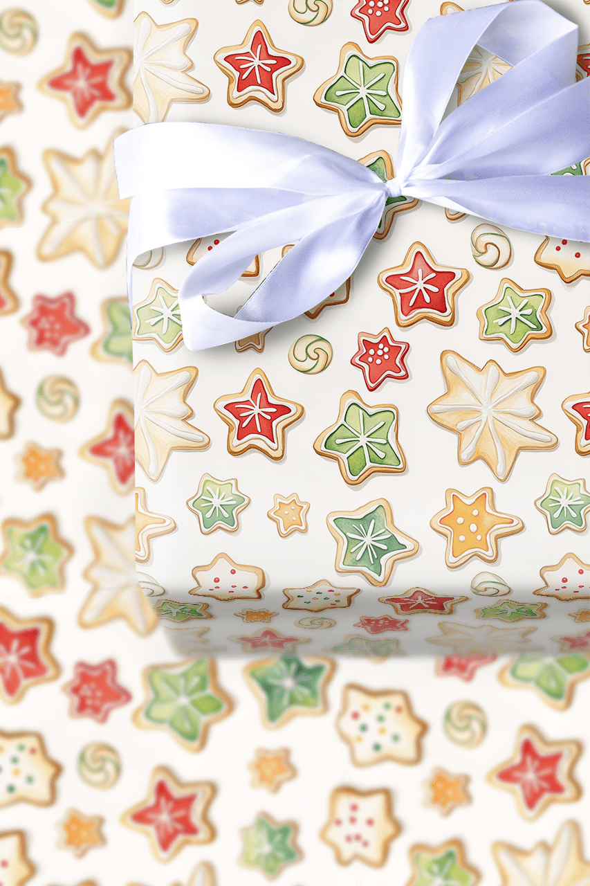 Frosted Festive - Wrapping Paper - Aspen & Arlo