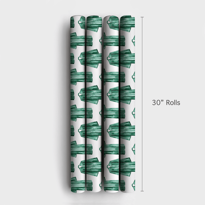 Top of the Class in Green - Wrapping Paper - Aspen & Arlo