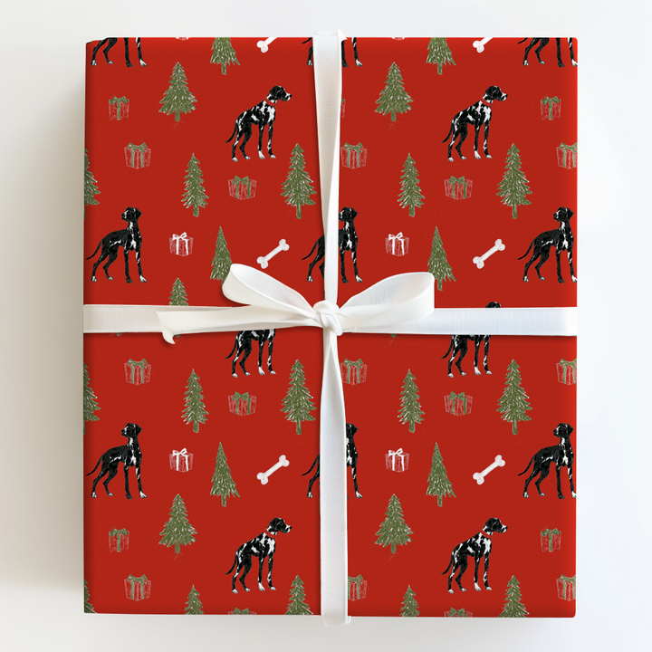 Modern Great Dane Christmas