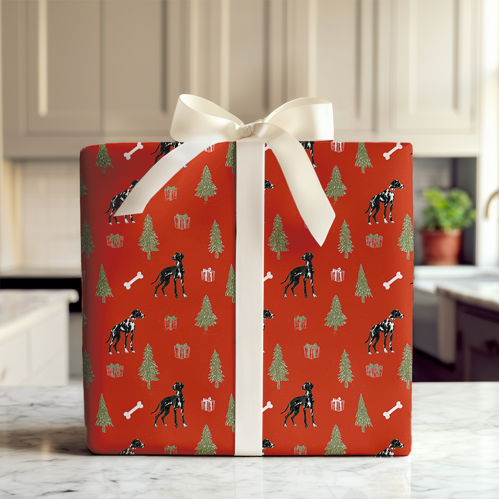 Modern Great Dane Christmas
