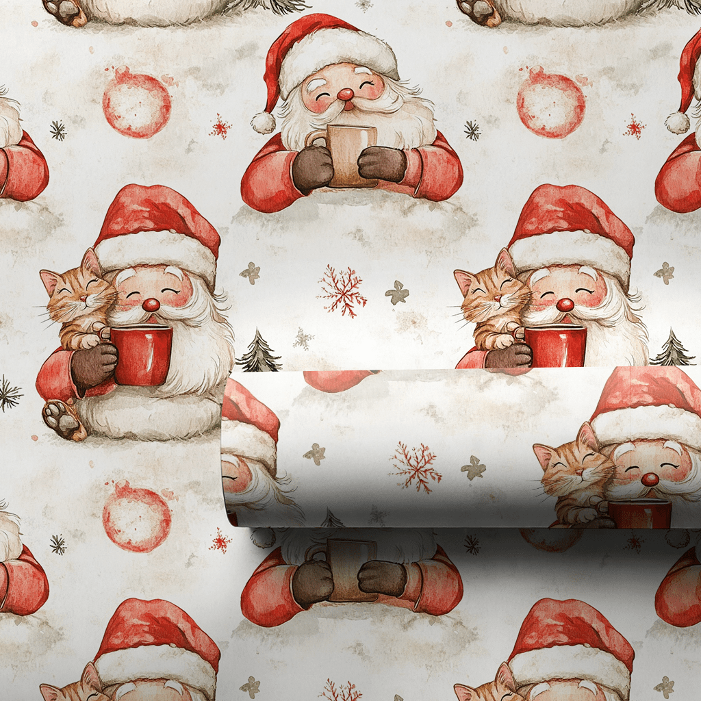 Whisker Latte - Wrapping Paper - Aspen & Arlo