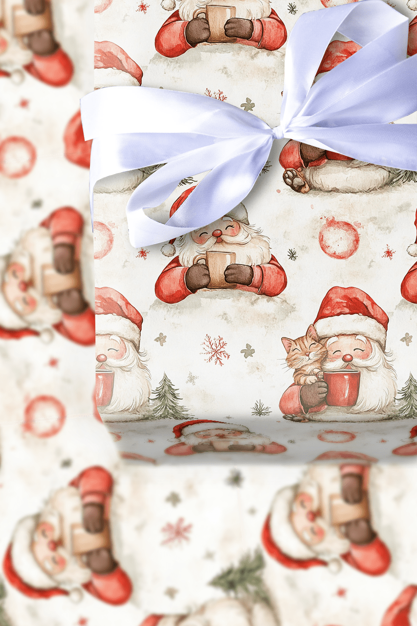 Whisker Latte - Wrapping Paper - Aspen & Arlo
