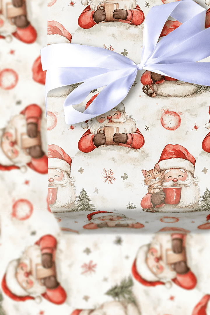 Whisker Latte - Wrapping Paper - Aspen & Arlo