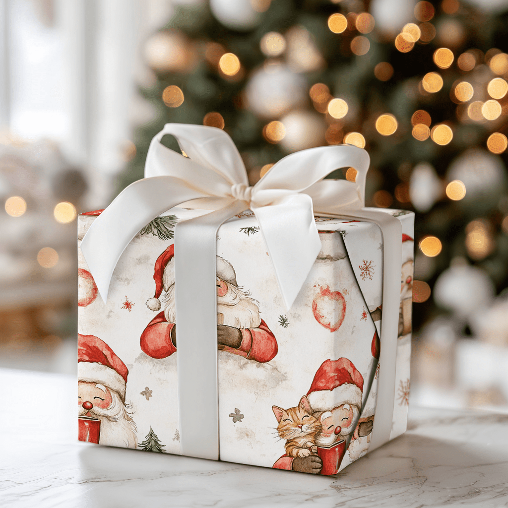 Whisker Latte - Wrapping Paper - Aspen & Arlo
