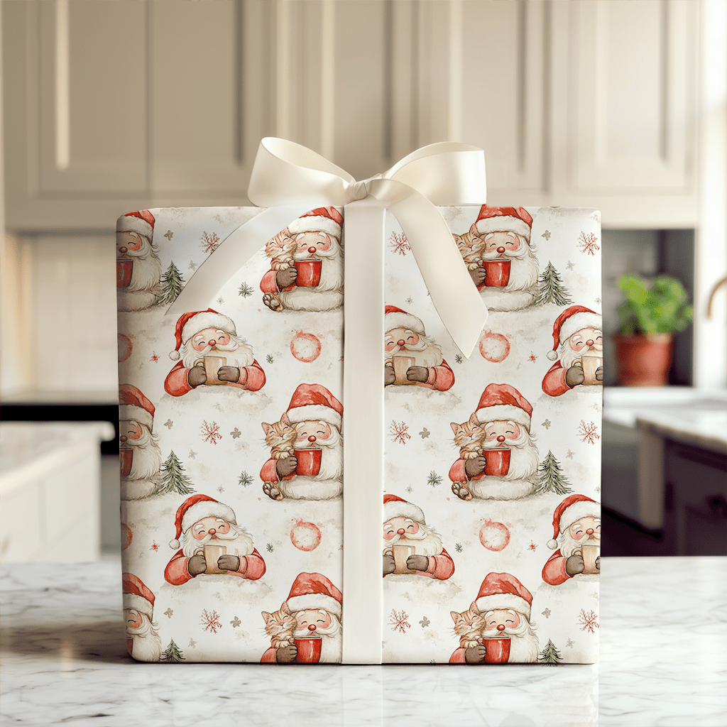 Whisker Latte - Wrapping Paper - Aspen & Arlo
