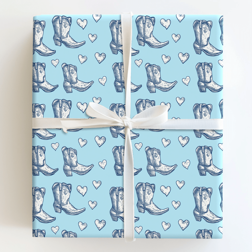 Retro Yeehaw - Wrapping Paper - Aspen & Arlo