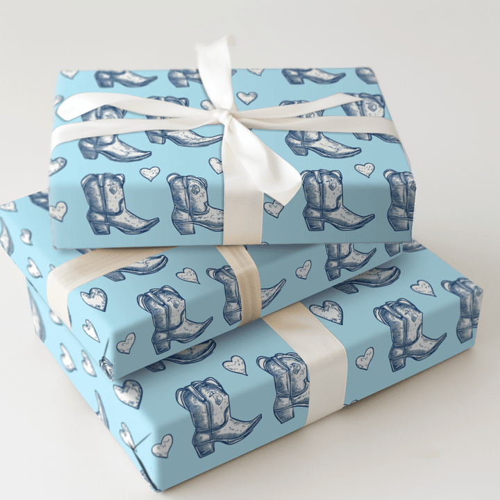 Retro Yeehaw - Wrapping Paper - Aspen & Arlo