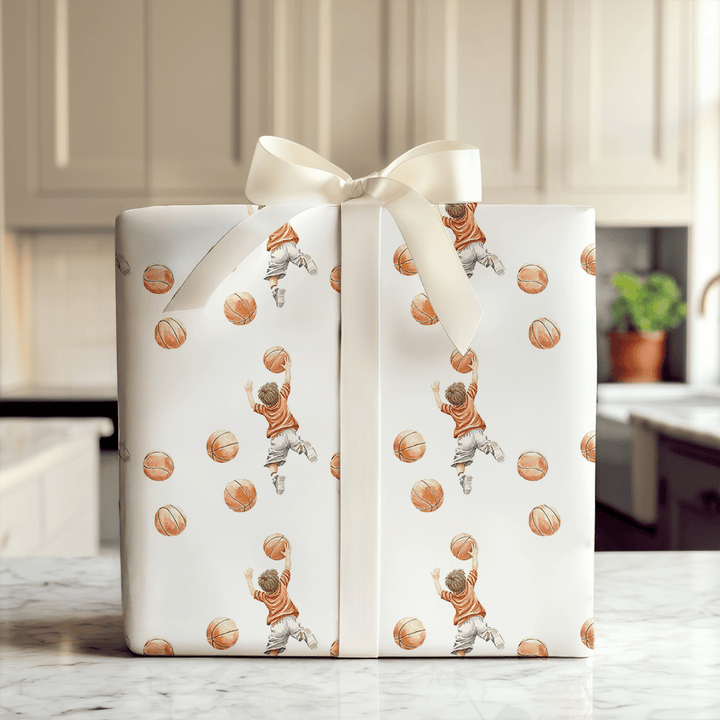 Dunk Dude - Wrapping Paper - Aspen & Arlo