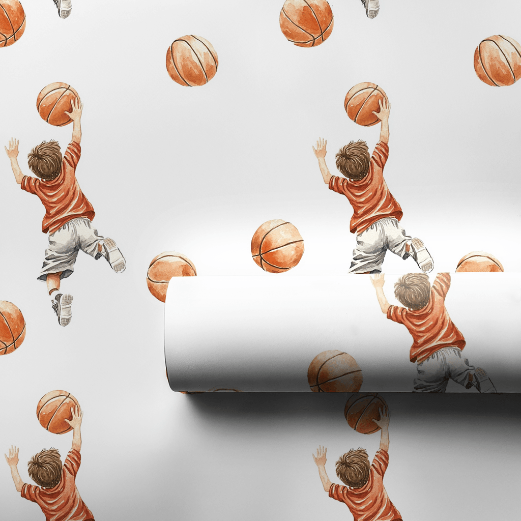 Dunk Dude - Wrapping Paper - Aspen & Arlo