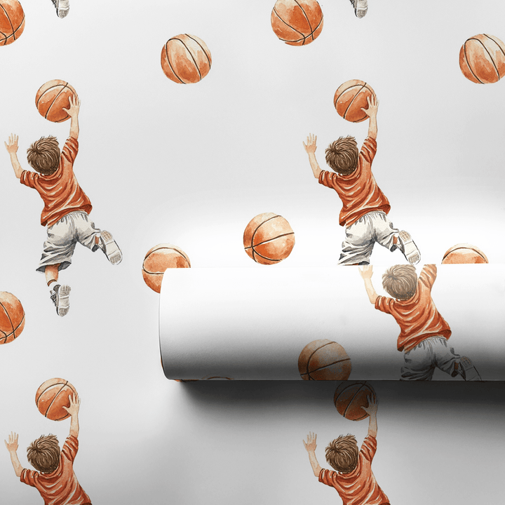 Dunk Dude - Wrapping Paper - Aspen & Arlo
