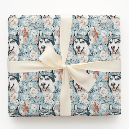 Mom's Favorite Husky - Wrapping Paper - Aspen & Arlo