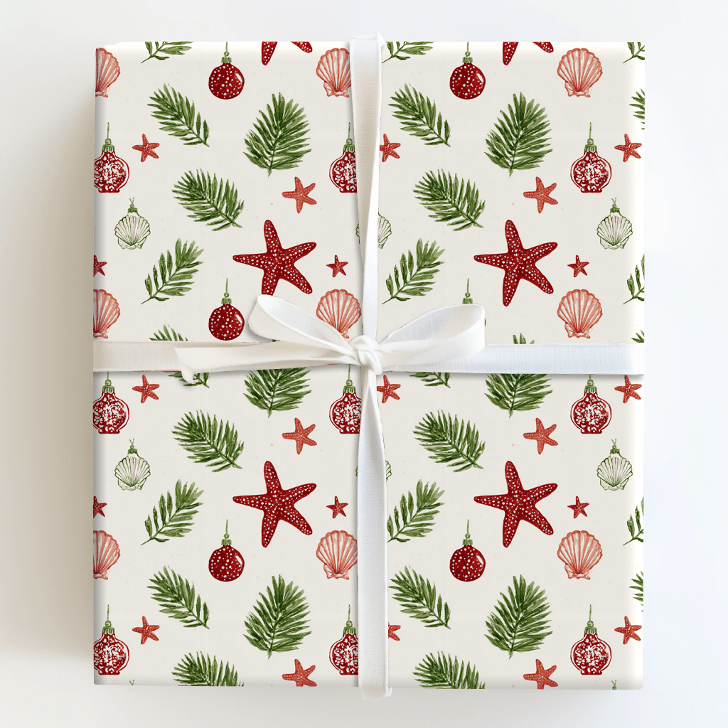 Wakiki Shell Trim - Wrapping Paper - Aspen & Arlo
