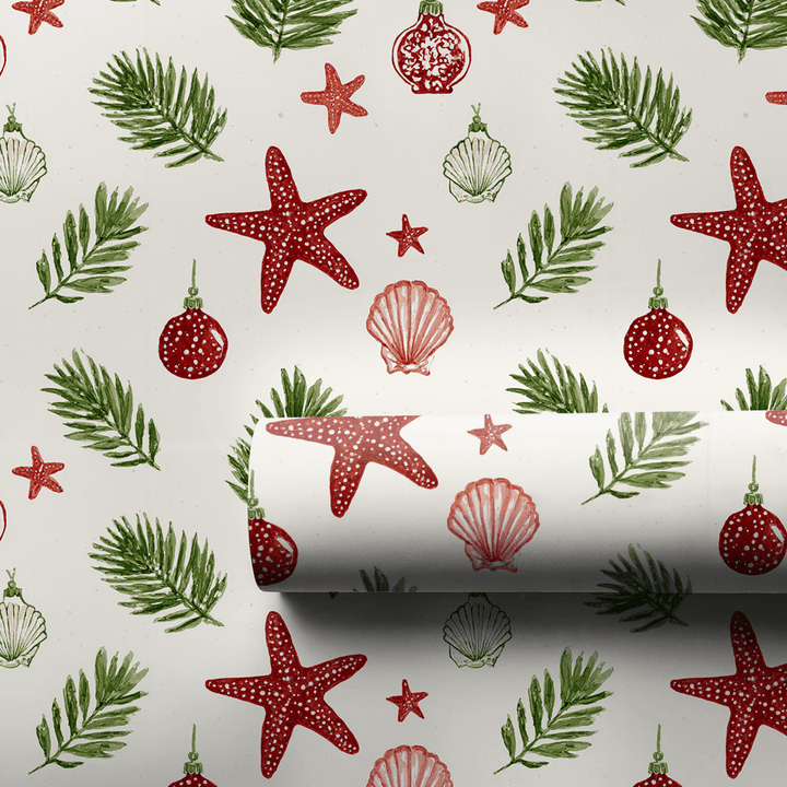 Wakiki Shell Trim - Wrapping Paper - Aspen & Arlo