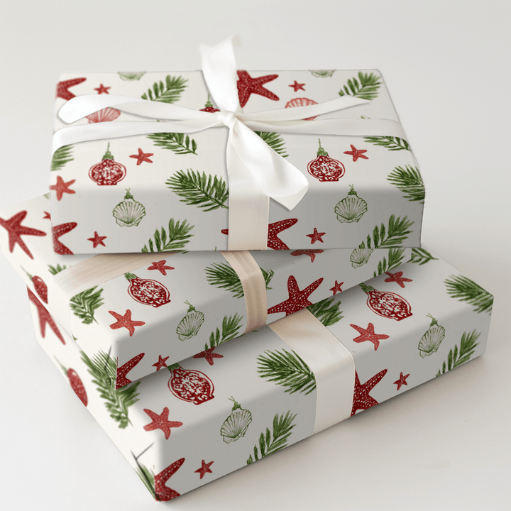 Wakiki Shell Trim - Wrapping Paper - Aspen & Arlo