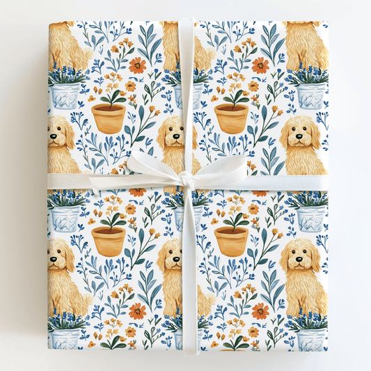 Petal Pup Parade - Wrapping Paper - Aspen & Arlo