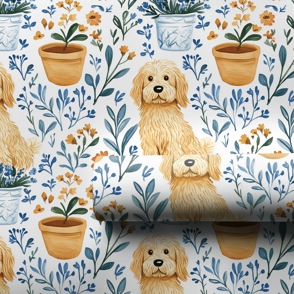 Petal Pup Parade - Wrapping Paper - Aspen &amp; Arlo