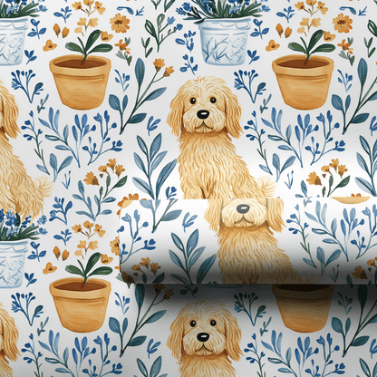 Petal Pup Parade - Wrapping Paper - Aspen &amp; Arlo