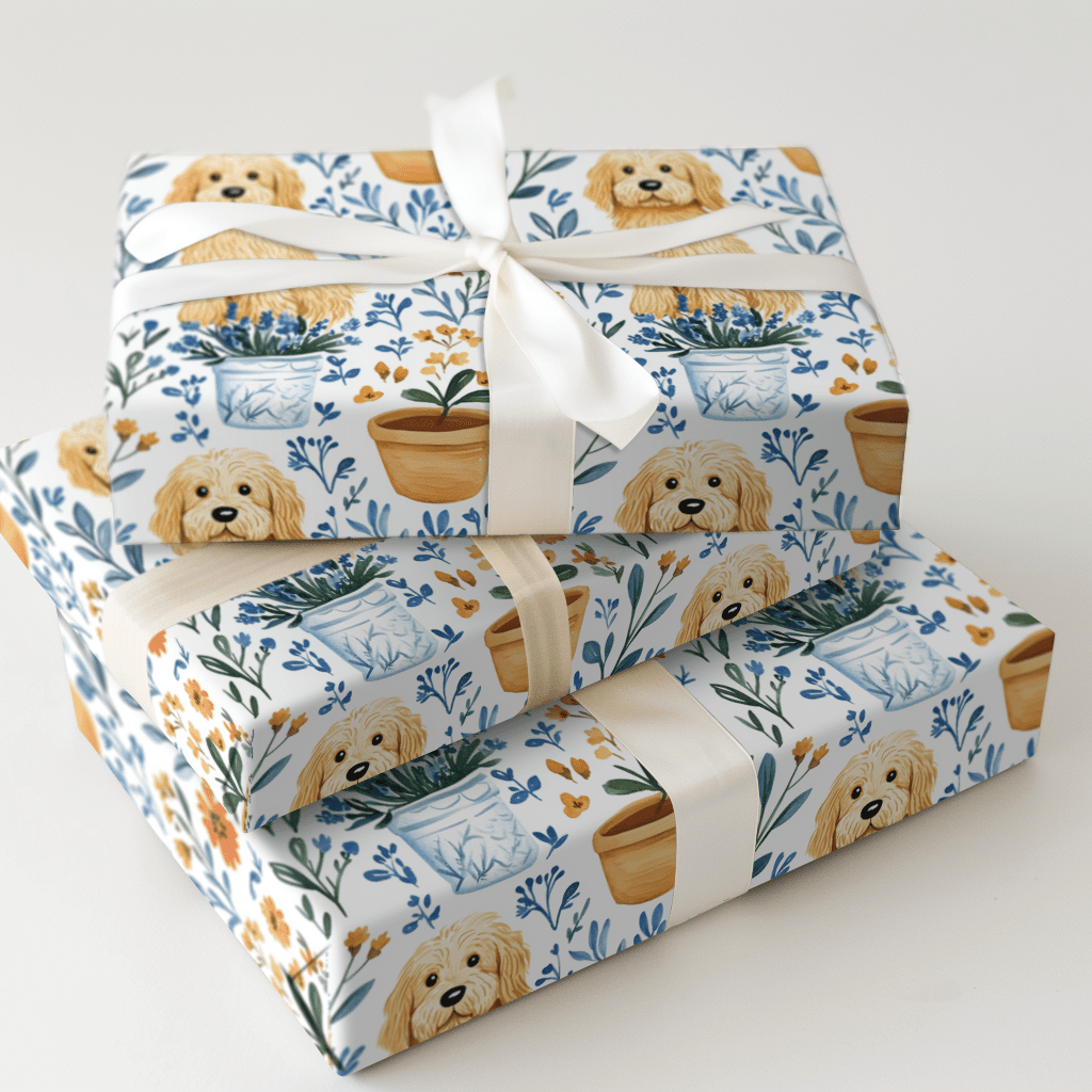 Petal Pup Parade - Wrapping Paper - Aspen &amp; Arlo