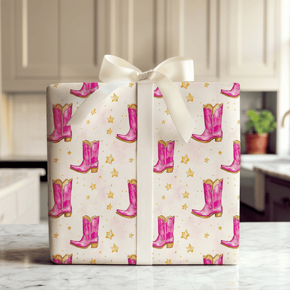 Boot Scootin Birthday - Wrapping Paper - Aspen & Arlo