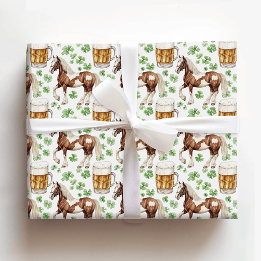 Brews with the Clydesdale - Wrapping Paper - Aspen & Arlo