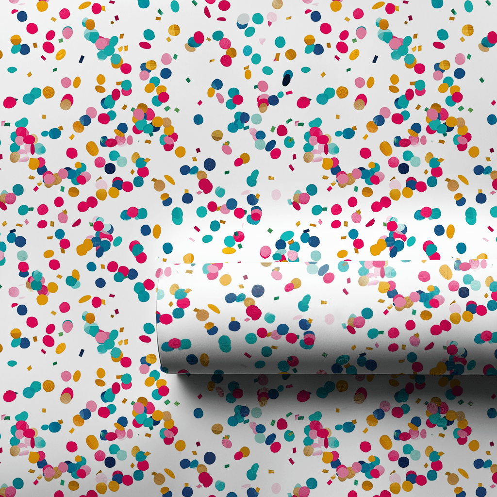 Catch the Confetti - Wrapping Paper - Aspen & Arlo