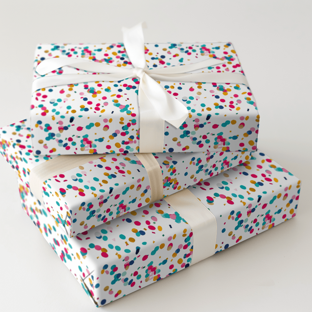Catch the Confetti - Wrapping Paper - Aspen & Arlo