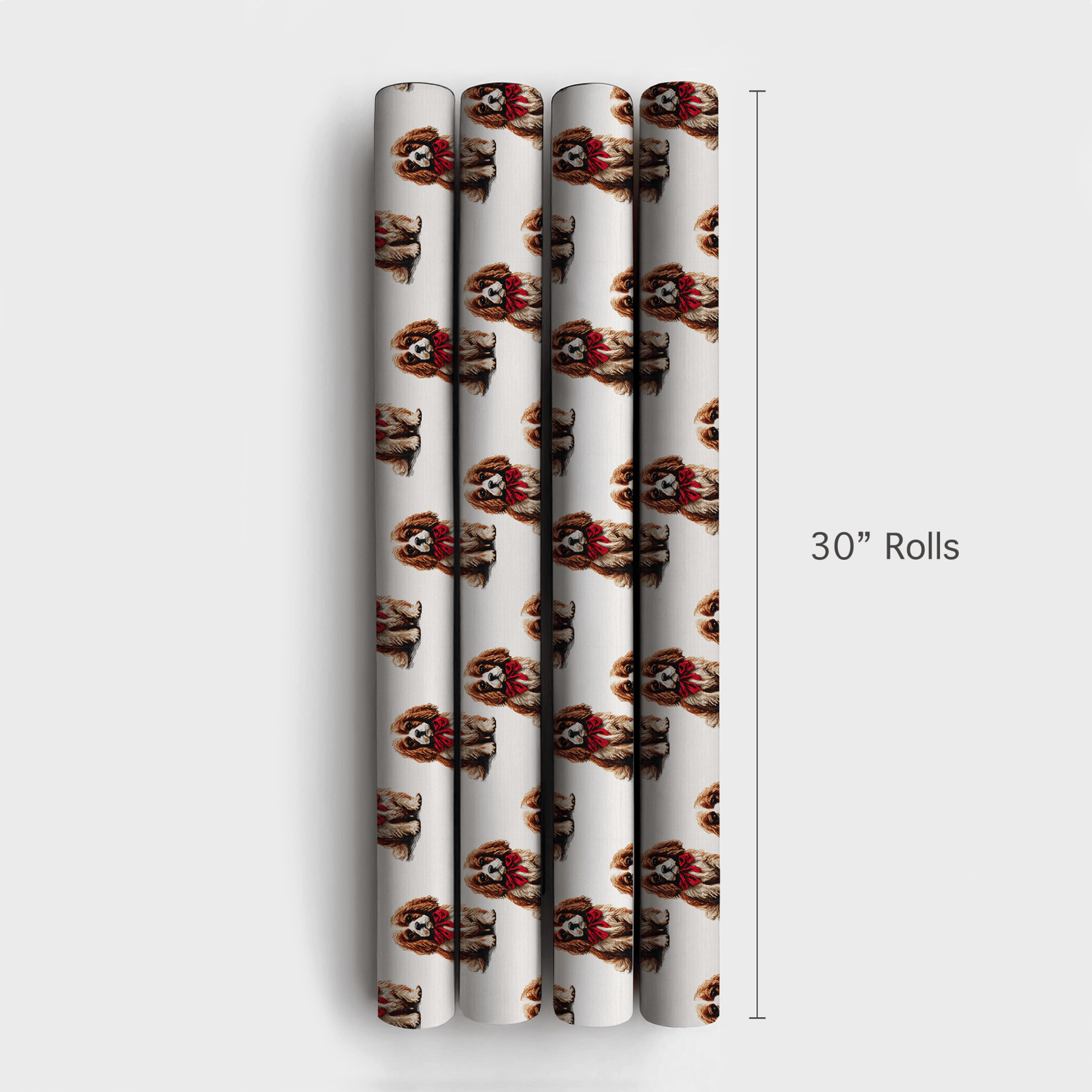 Stitched Cavalier - Wrapping Paper - Aspen & Arlo