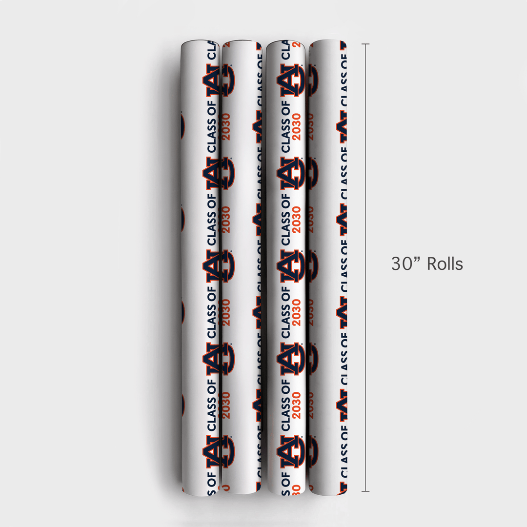 Auburn Class of 2030 - Wrapping Paper - Aspen & Arlo