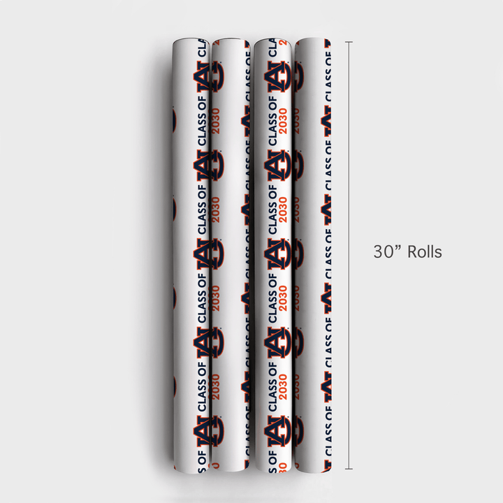 Auburn Class of 2030 - Wrapping Paper - Aspen & Arlo