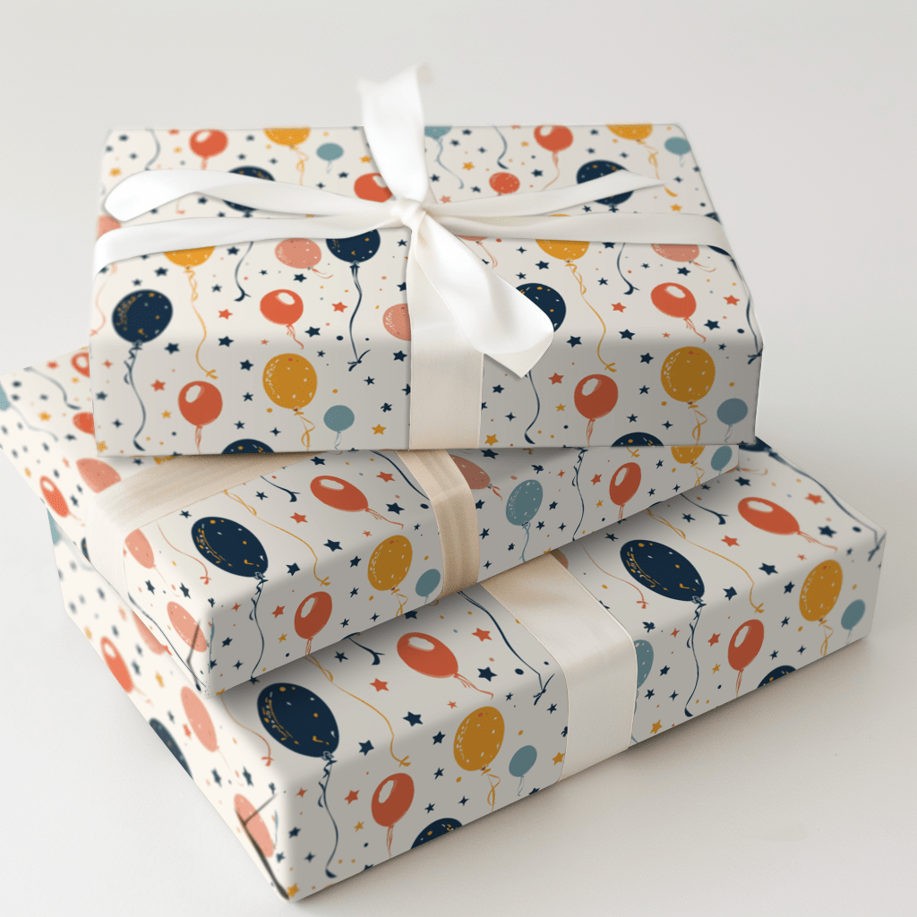 Balloon Decor - Wrapping Paper - Aspen & Arlo