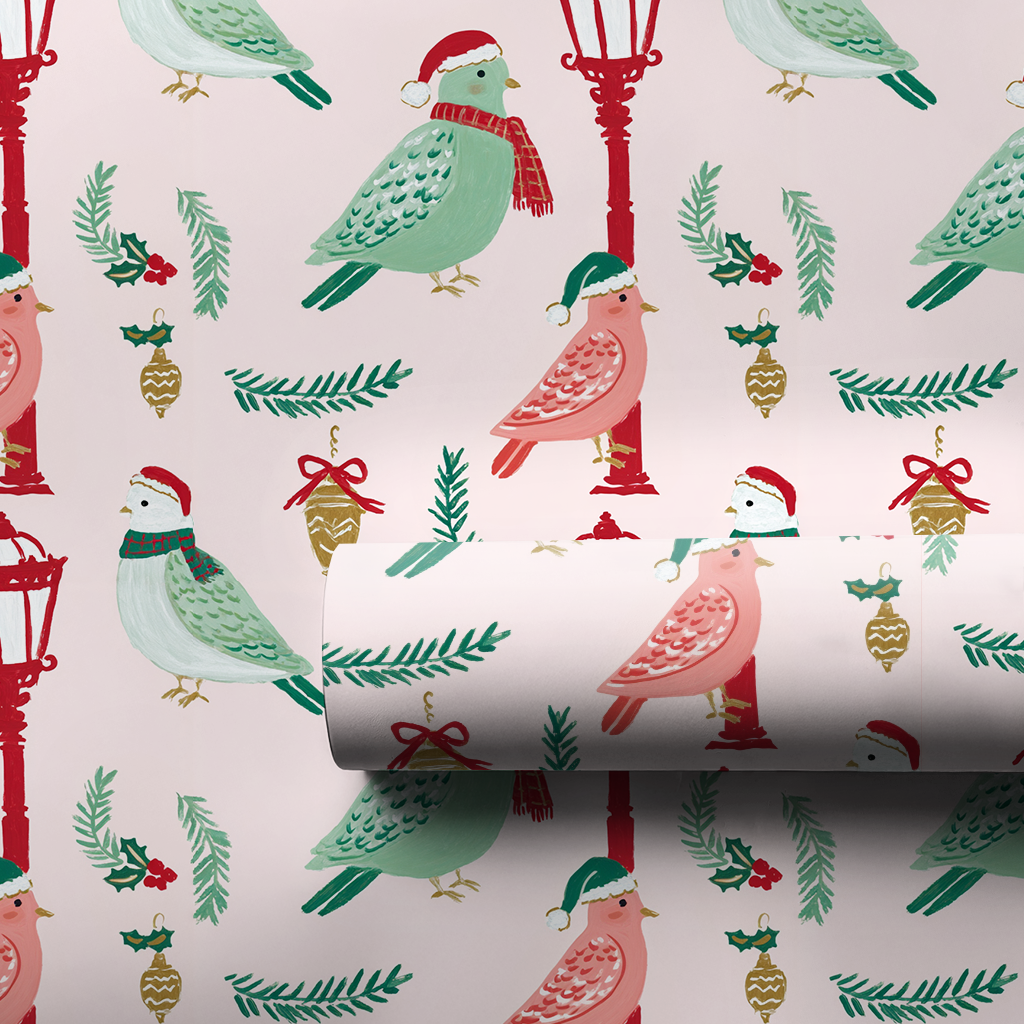 Festive NYC Pigeons