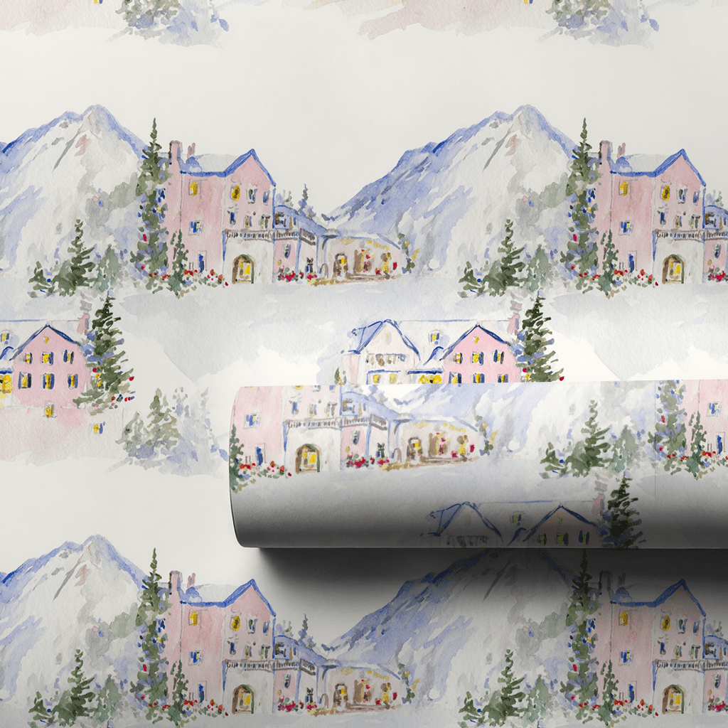 Mountain Town - Wrapping Paper - Aspen & Arlo