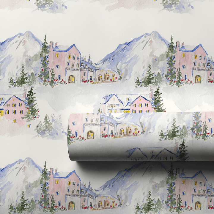 Mountain Town - Wrapping Paper - Aspen & Arlo