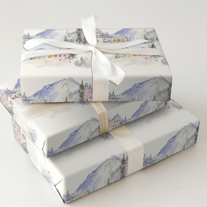 Mountain Town - Wrapping Paper - Aspen & Arlo