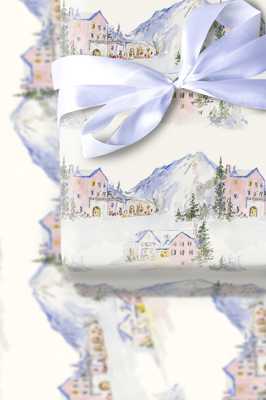 Mountain Town - Wrapping Paper - Aspen & Arlo