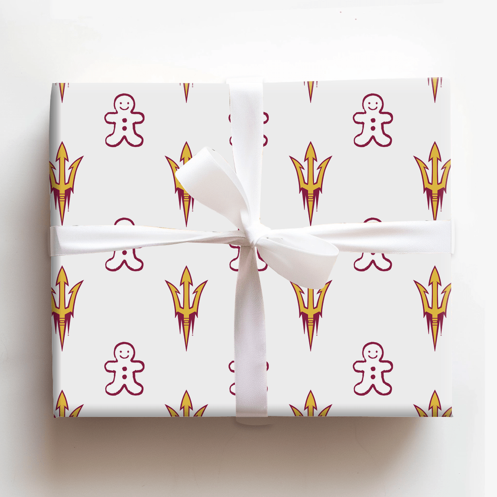 Arizona State Gingerbread - Wrapping Paper - Aspen & Arlo