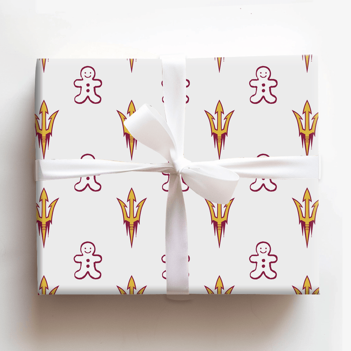 Arizona State Gingerbread - Wrapping Paper - Aspen & Arlo