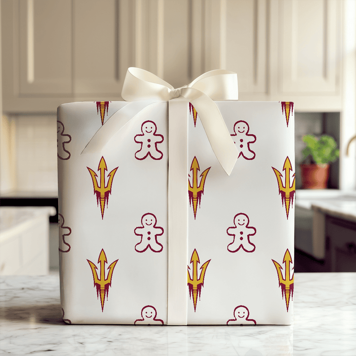 Arizona State Gingerbread - Wrapping Paper - Aspen & Arlo