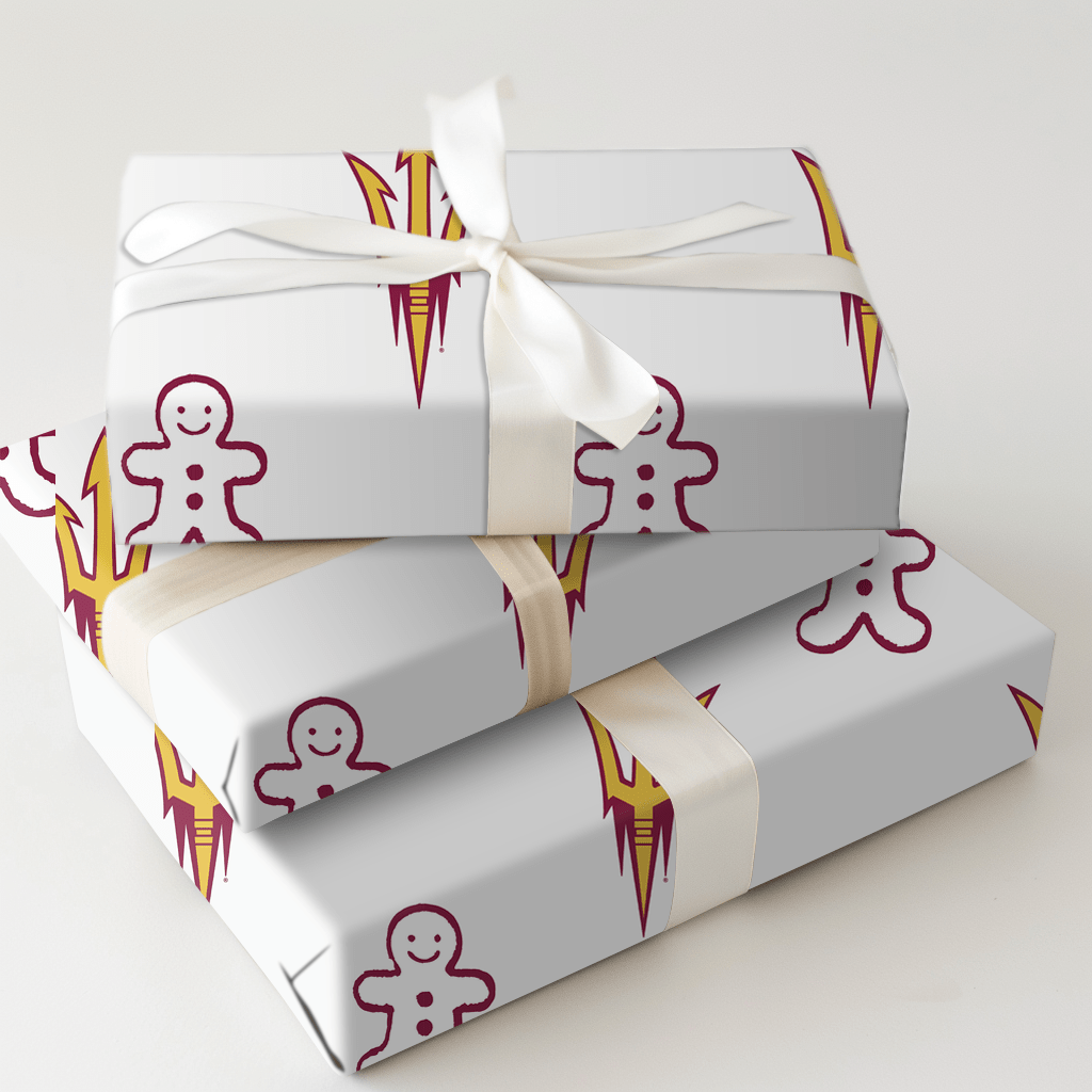 Arizona State Gingerbread - Wrapping Paper - Aspen & Arlo