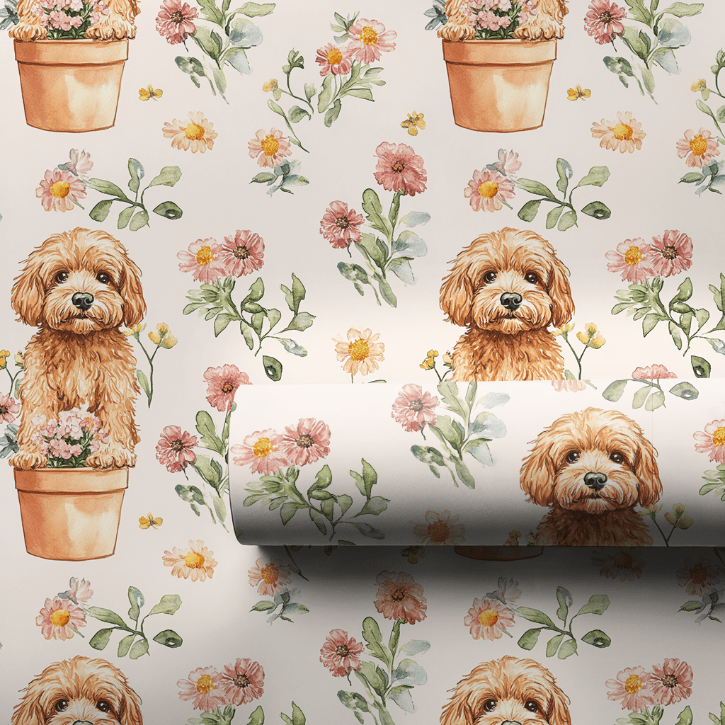 Paws and Petals - Wrapping Paper - Aspen & Arlo