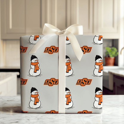 OSU Snowman - Wrapping Paper - Aspen & Arlo