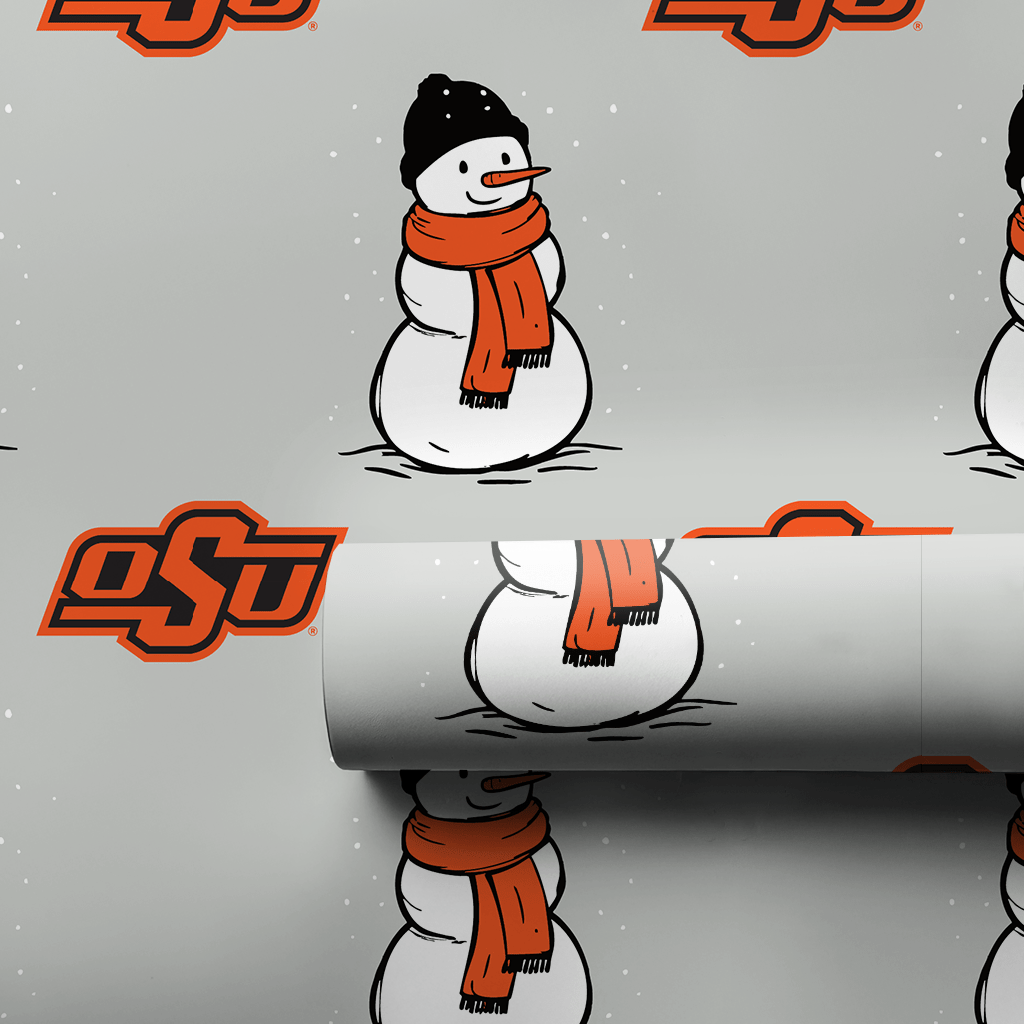 OSU Snowman - Wrapping Paper - Aspen & Arlo