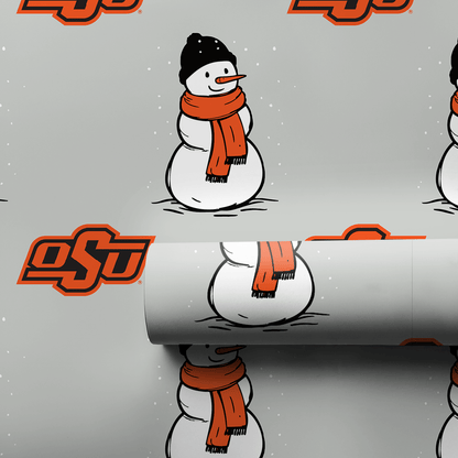 OSU Snowman - Wrapping Paper - Aspen & Arlo