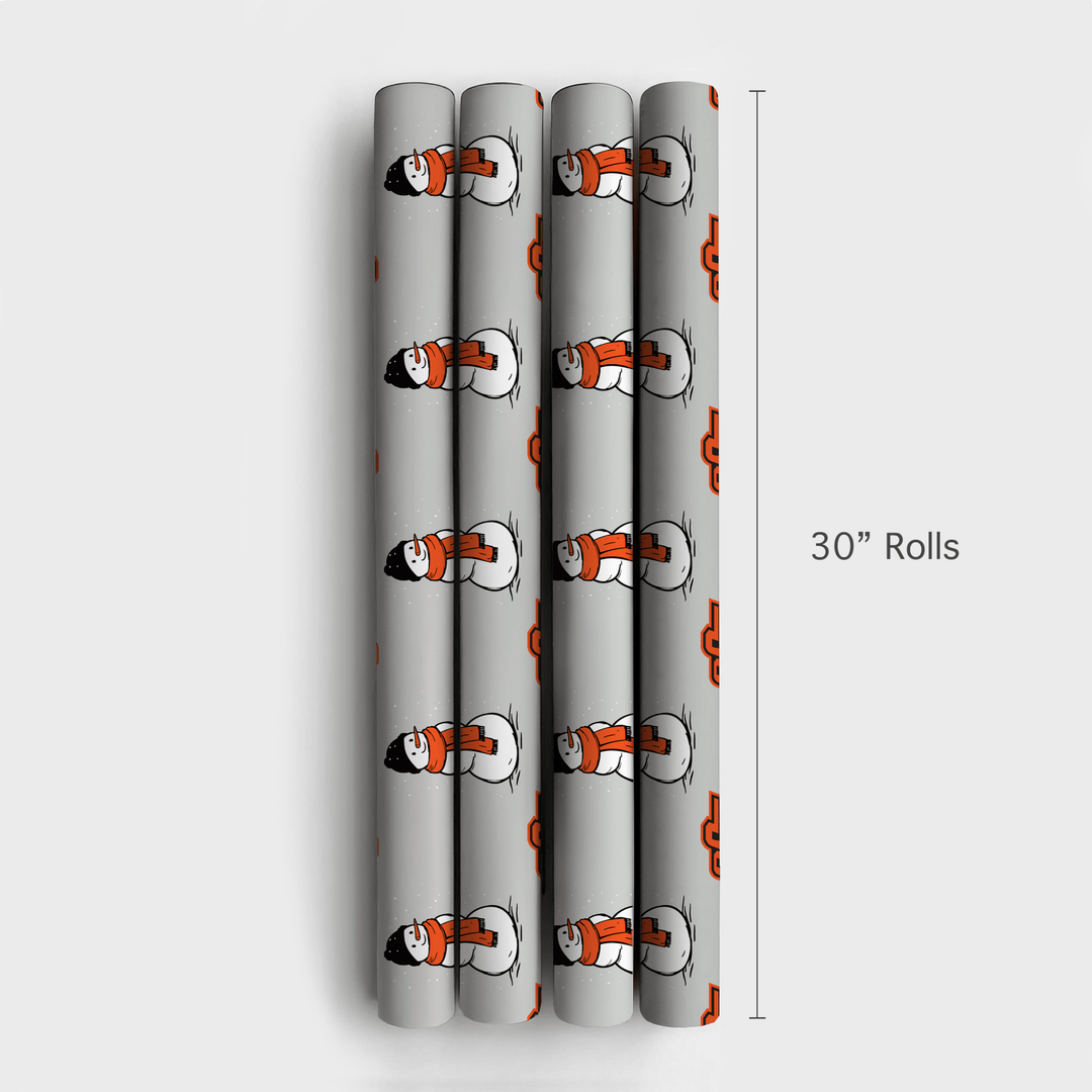 OSU Snowman - Wrapping Paper - Aspen & Arlo