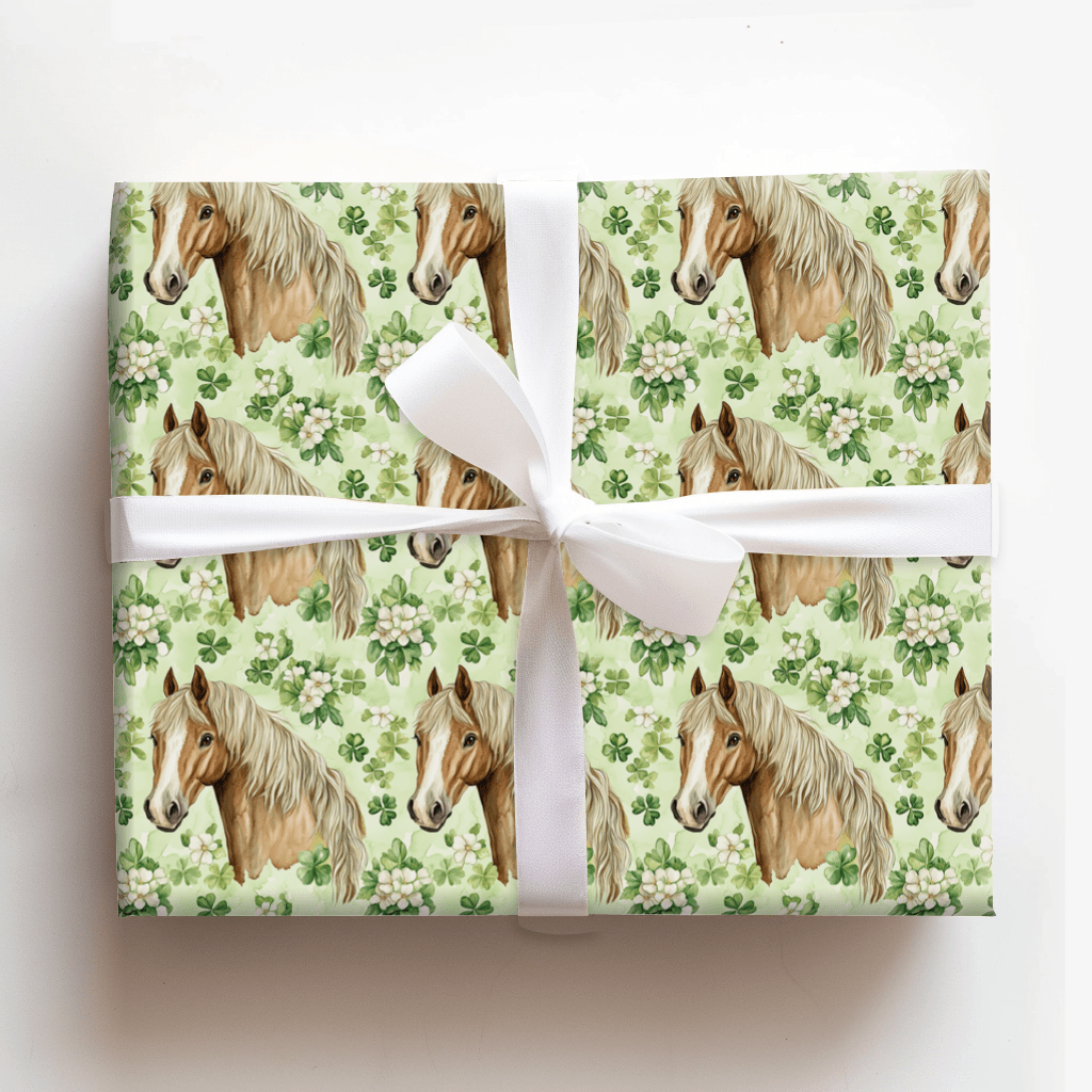 Shamrocks with the Shire - Wrapping Paper - Aspen & Arlo