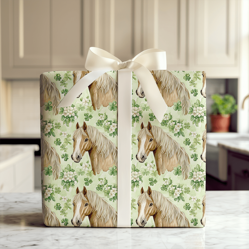 Shamrocks with the Shire - Wrapping Paper - Aspen & Arlo