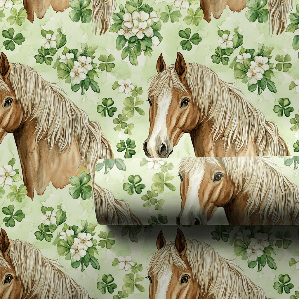 Shamrocks with the Shire - Wrapping Paper - Aspen & Arlo