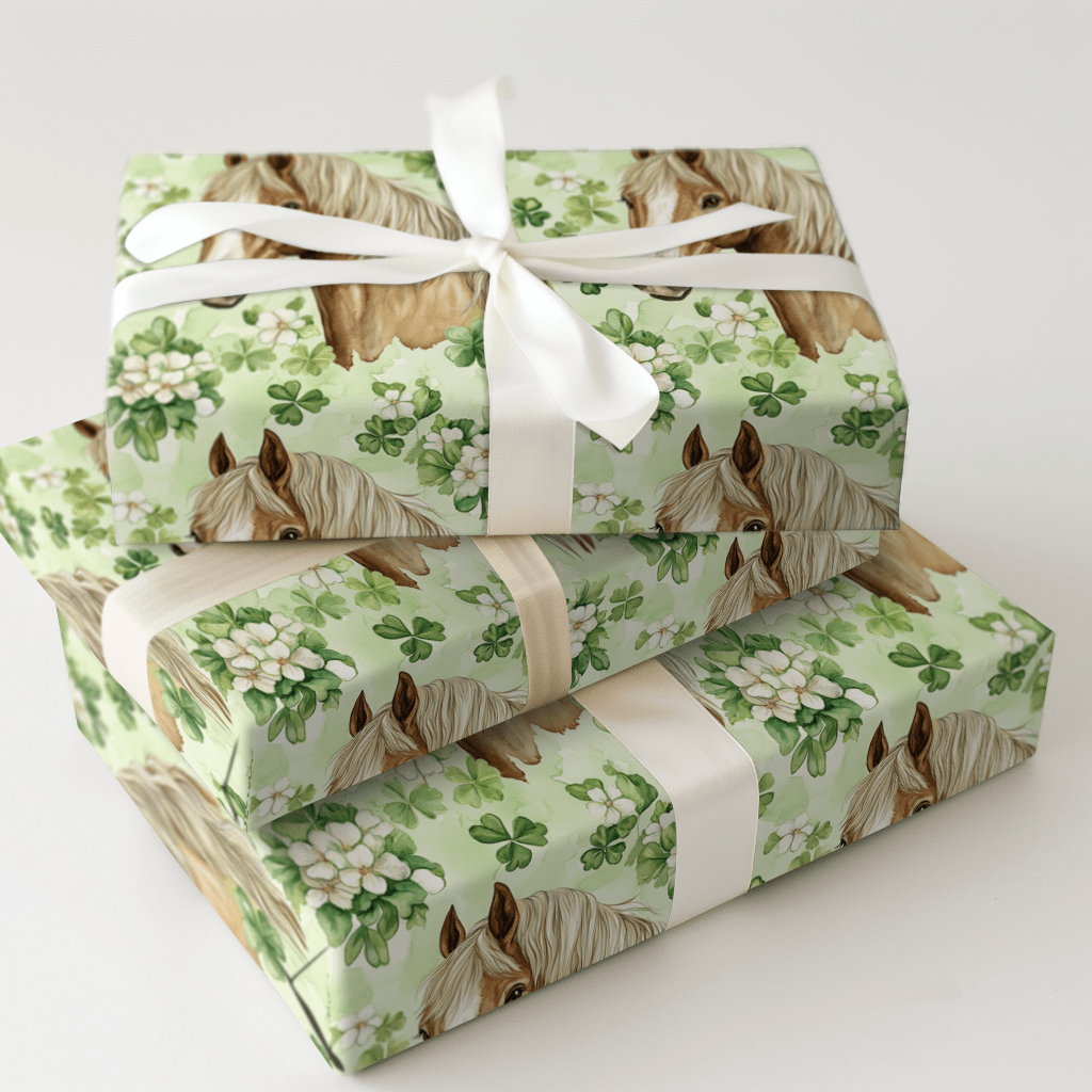 Shamrocks with the Shire - Wrapping Paper - Aspen & Arlo