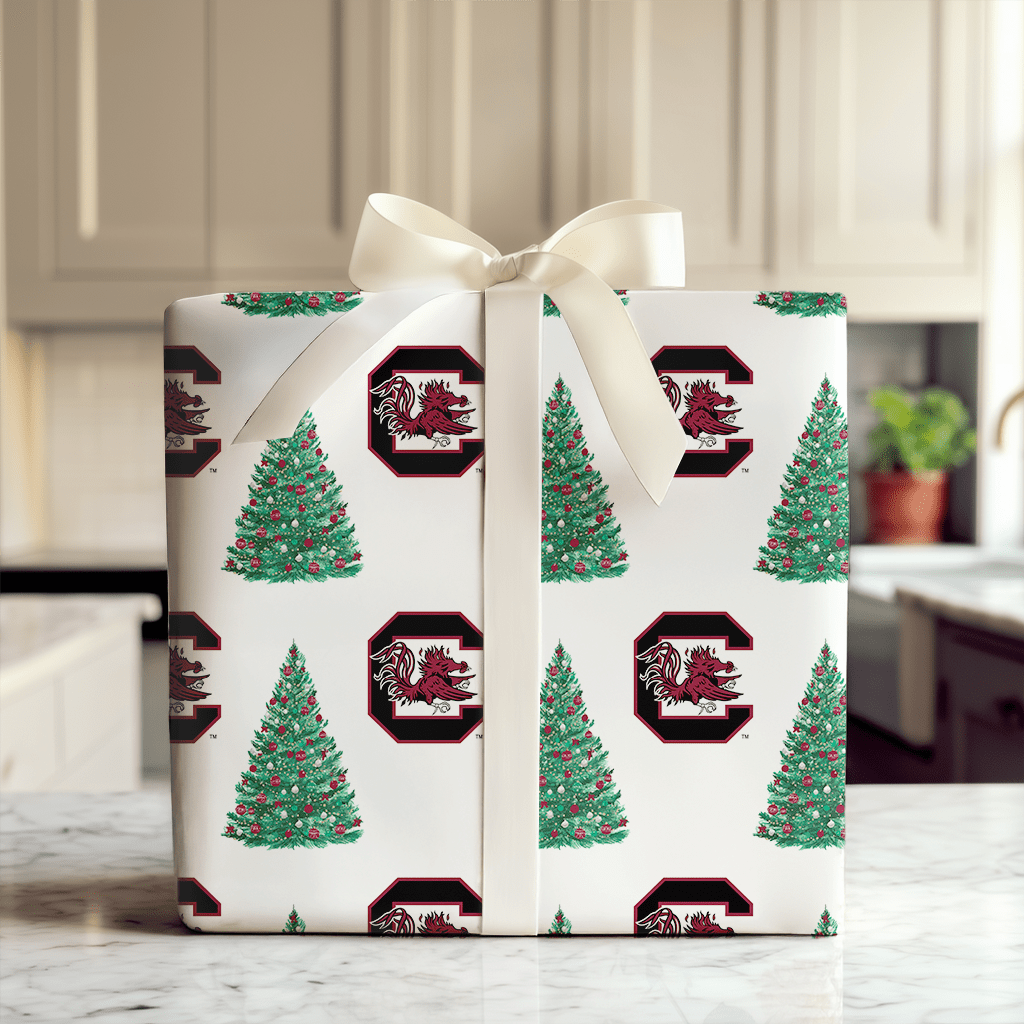Festive Flock Tree - Wrapping Paper - Aspen & Arlo